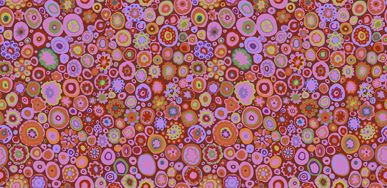 Patchwork Baumwolle - Kaffe Fassett - Paperweight - Paprika